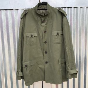 Ermenegildo Zegna olive military jacket
